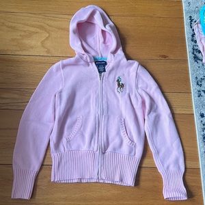 Ralph Lauren Girls zip up hoodie